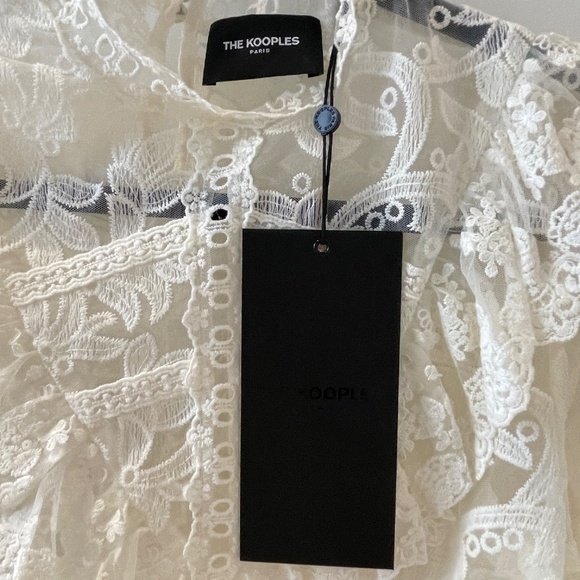 THE KOOPLES LACE TOP NEW WITH TAGS SIZE 3 - Picture 9 of 9